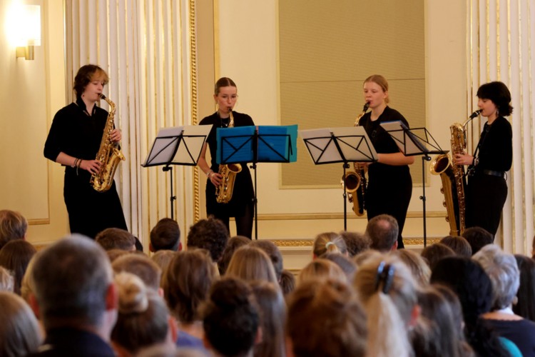 Die Band 4reeds sorgte auf bei der Preisverleihung für kurzweilige Unterhaltung.