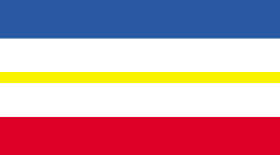 Die Landesflagge Mecklenburg-Vorpommerns